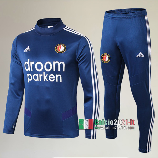 AAA Qualità: Nuove Del Tuta Da Feyenoord Rotterdam + Pantaloni Azzurra 2019-2020