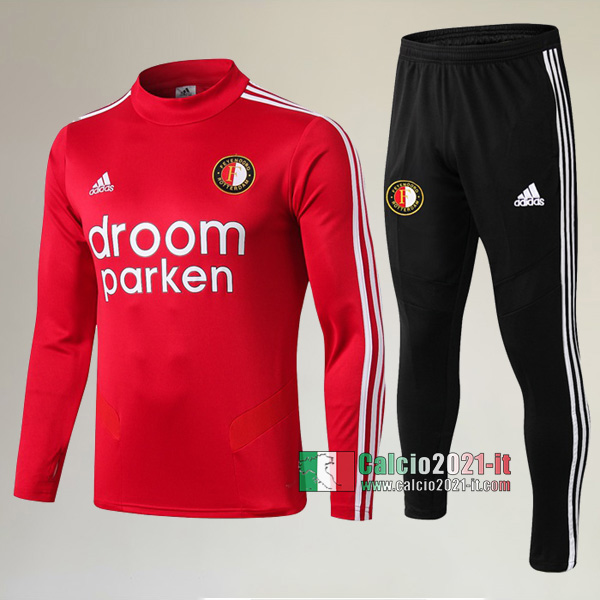 A++ Qualità: Nuova Del Tuta Del Feyenoord Rotterdam + Pantaloni Rossa 2019/2020