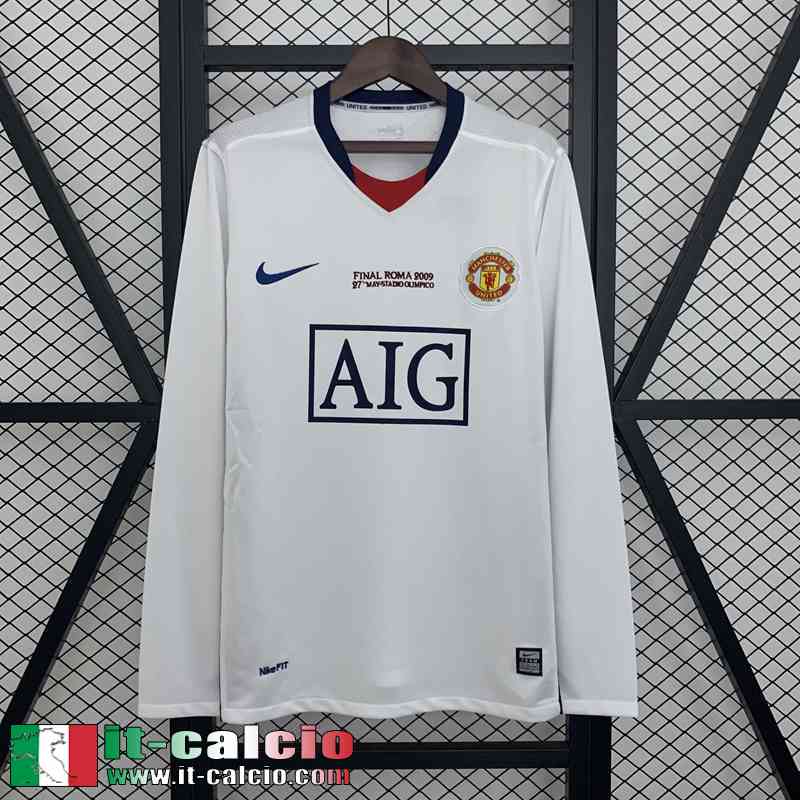 Retro Maglie Calcio Manchester United Seconda Uomo 08 09 FG808