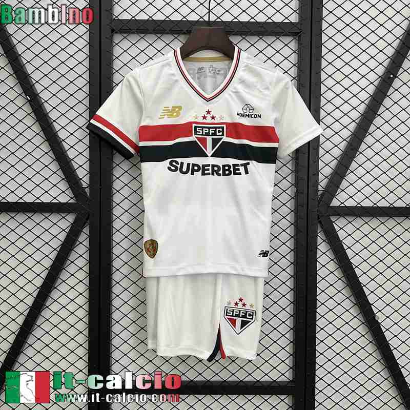 Maglie Calcio Sao Paulo Prima Bambino 25 26
