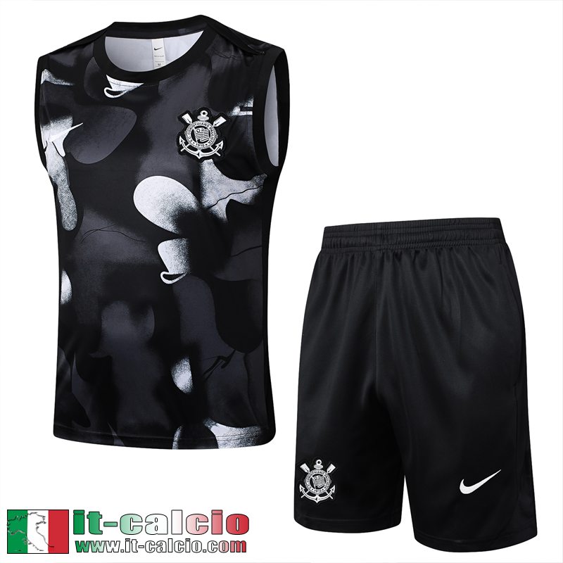 magliette a maniche senza Corinthians Uomo 25 26 H528