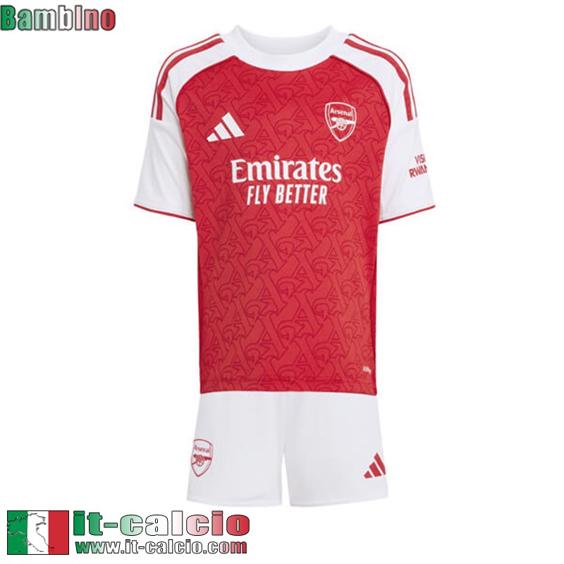 Maglie Calcio Arsenal Prima Bambino 25 26