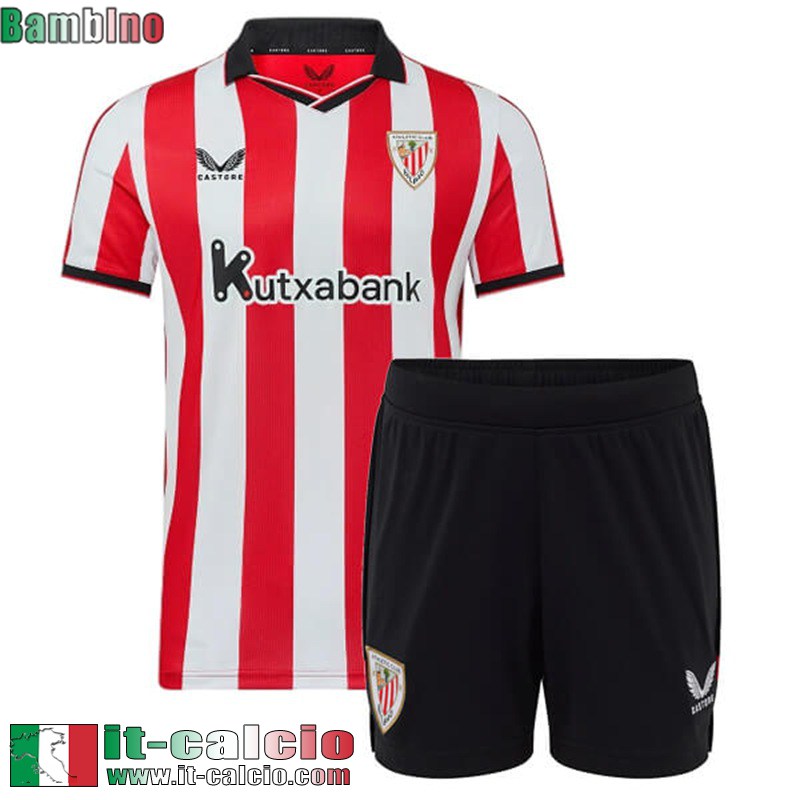 Maglie Calcio Athletic Bilbao Prima Bambino 25 26