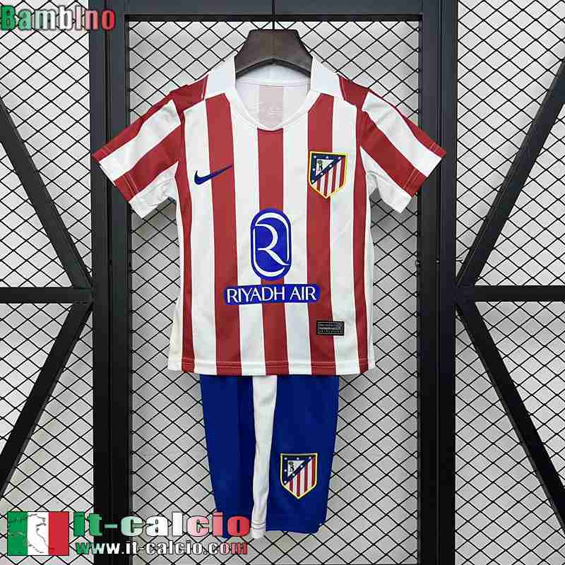 Maglie Calcio Atletico Madrid Prima Bambino 25 26