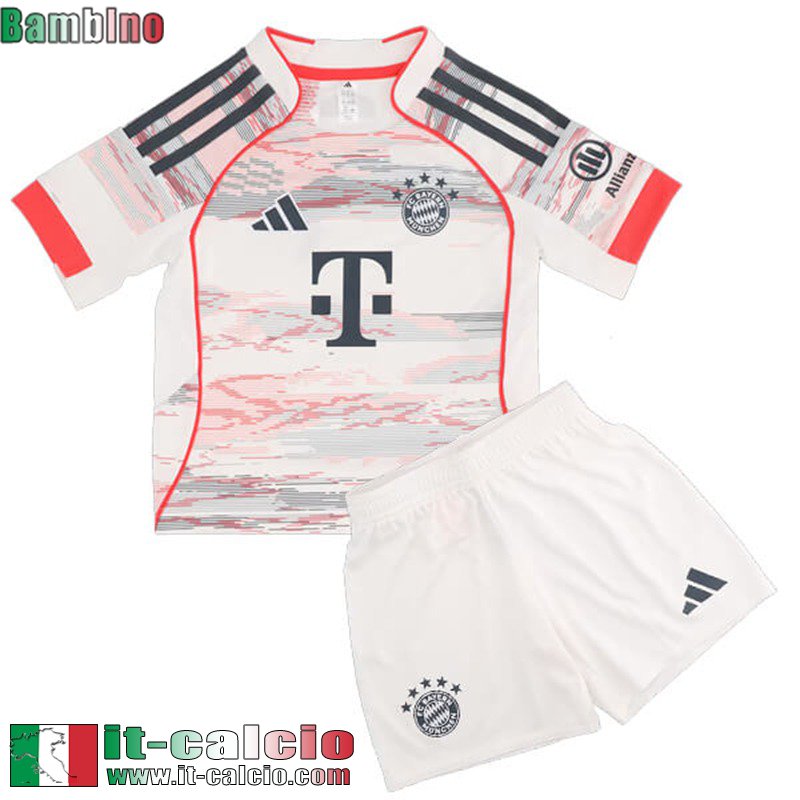 Maglie Calcio Bayern Monaco Seconda Bambino 25 26