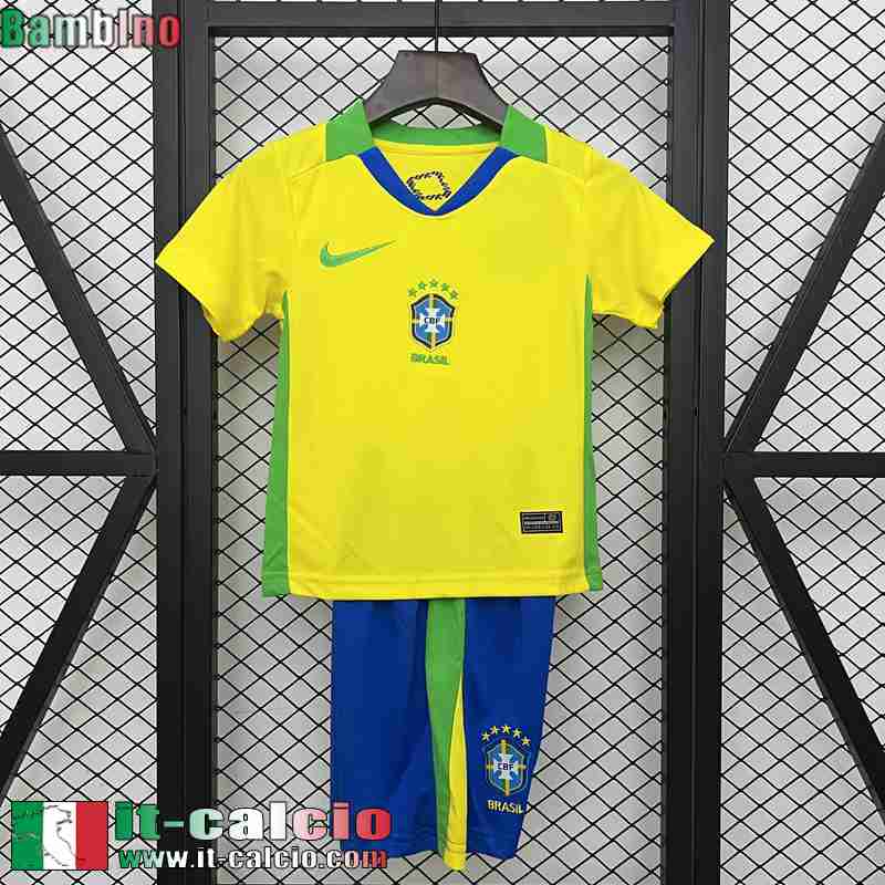 Maglie Calcio Brasile Prima Bambino 2025