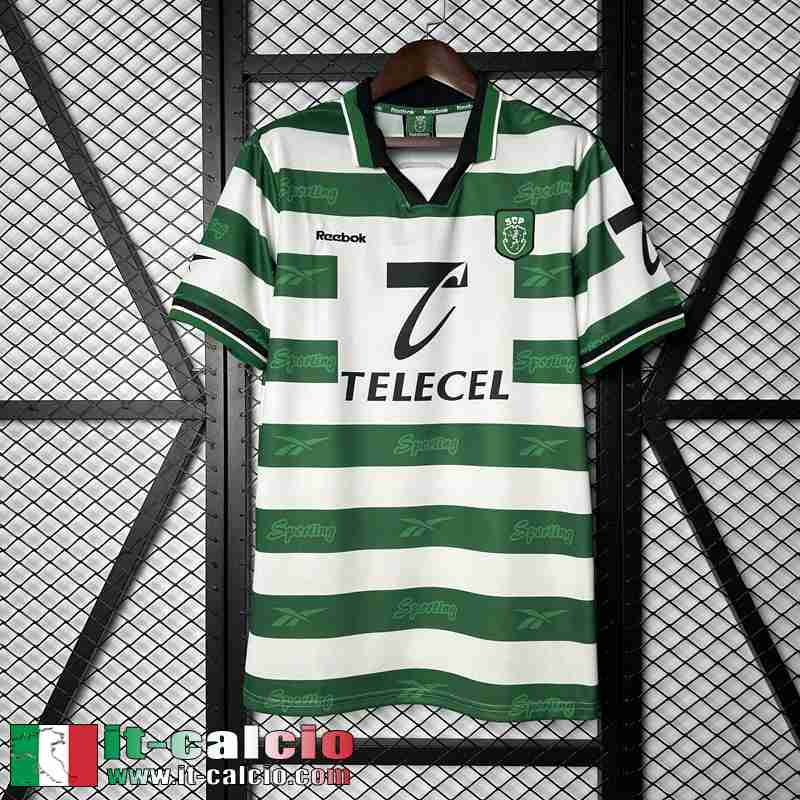 Retro Maglie Calcio Sporting Lisbon Prima Uomo 99/00 FG828