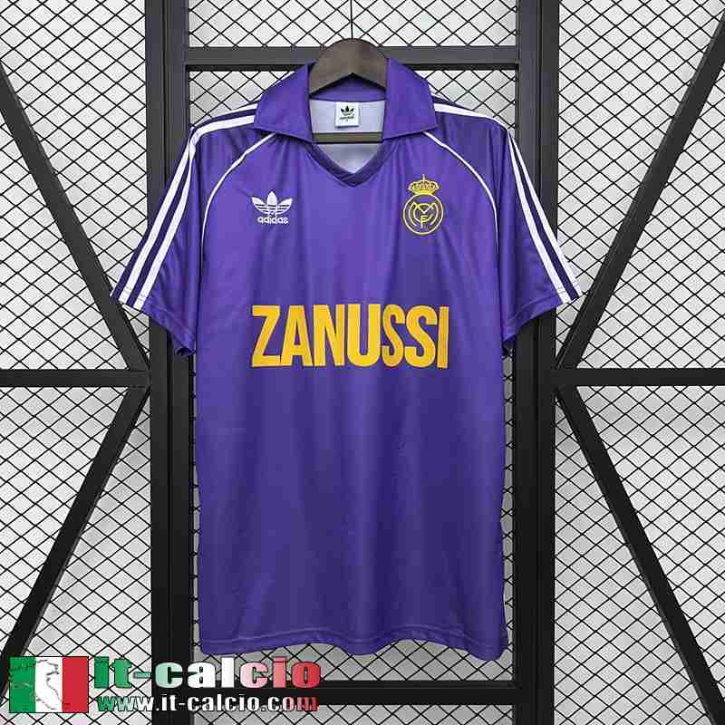 Retro Maglie Calcio Real Madrid Seconda Uomo 84/85 FG834