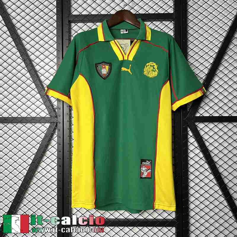 Retro Maglie Calcio Cameroon Prima Uomo 1998 FG838