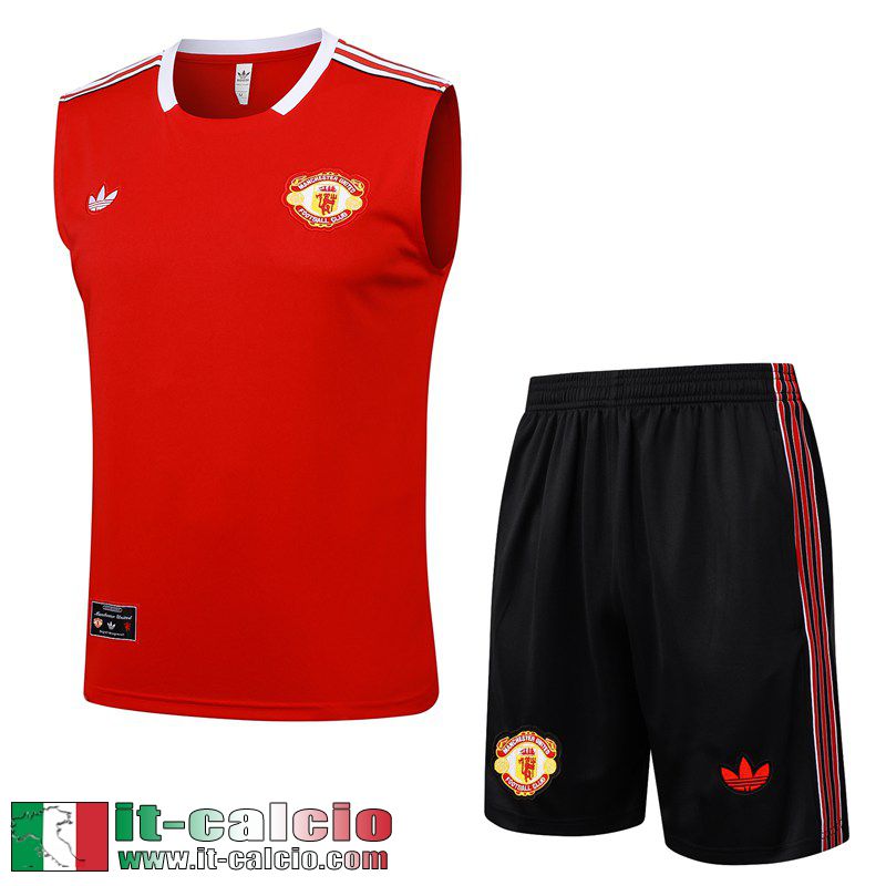 Maglietta senza maniche Manchester United Uomo 25 26 H563