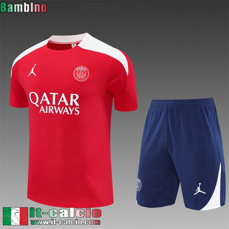 KIT: Magliette a maniche PSG Bambino 25 26 H543