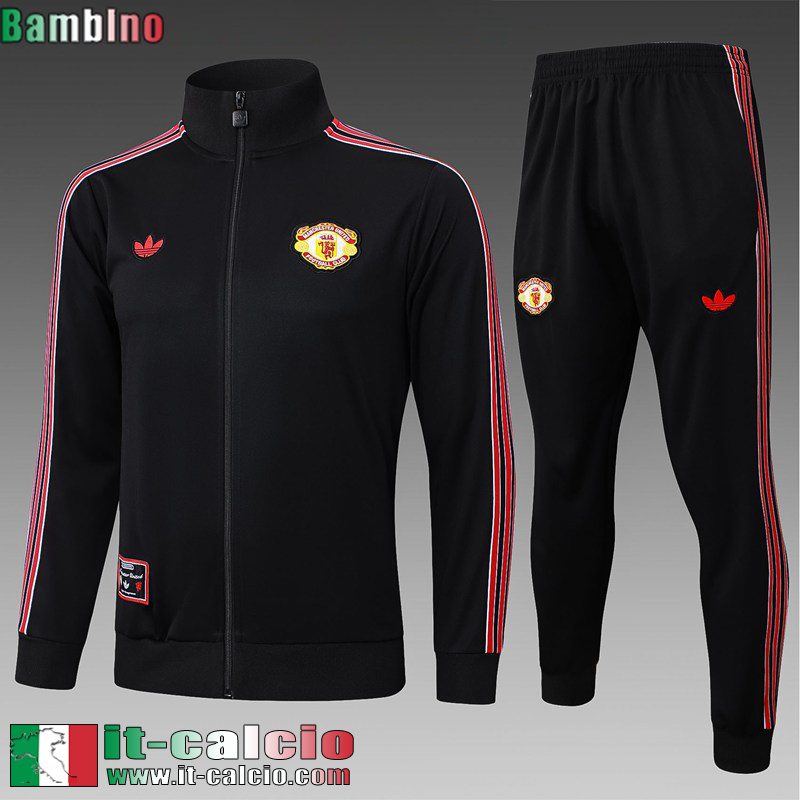 KIT: Full-Zip Giacca Manchester United Bambino 25 26 C674