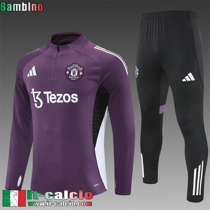 KIT: Tute Calcio Manchester United Bambino 25 26 C699