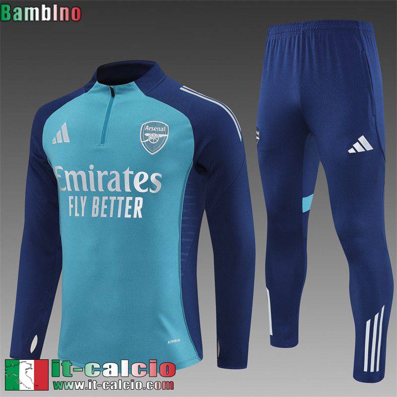 KIT: Tute Calcio Arsenal Bambino 25 26 C701