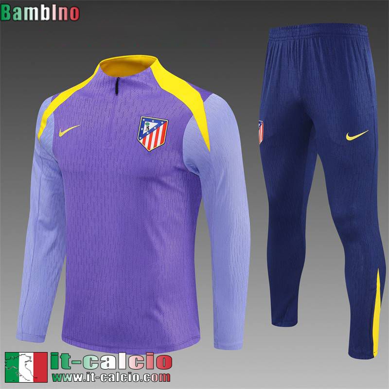 KIT: Tute Calcio Atletico Madrid Bambino 25 26 C706