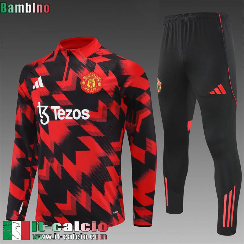 KIT: Tute Calcio Manchester United Bambino 25 26 C714