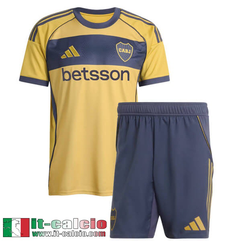 Maglie Calcio Boca Juniors Seconda Bambini 25 26