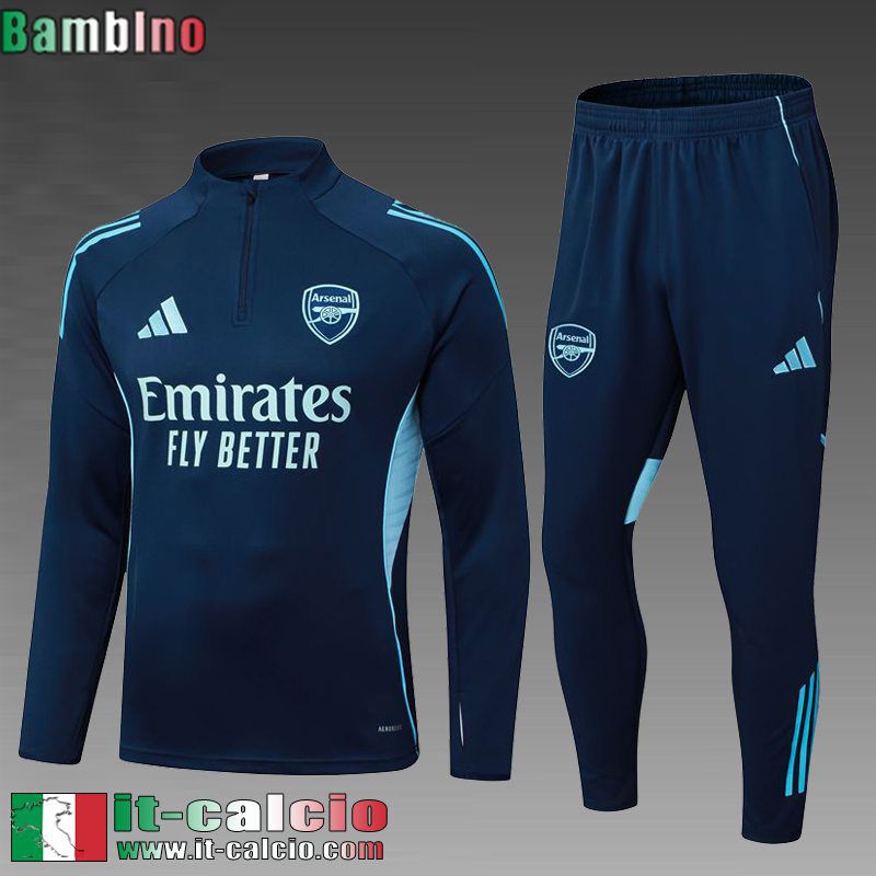 KIT: Tute Calcio Arsenal Bambini 25 26 C731