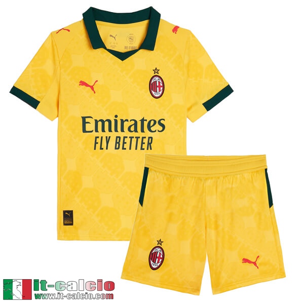 Maglie Calcio AC Milan Bambino Terza 25 26