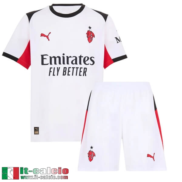 Maglie Calcio AC Milan Bambino Seconda 25 26