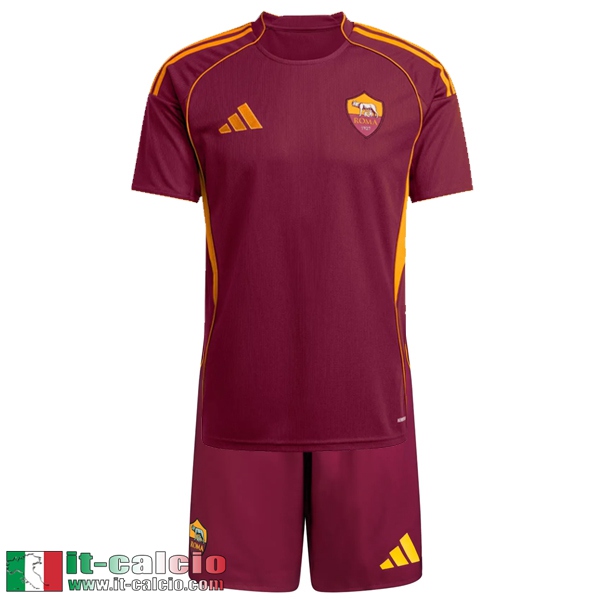 Maglie Calcio AS Roma Bambino Prima 25 26