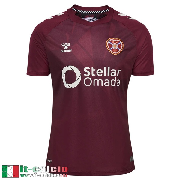 Maglie Calcio Hearts Uomo Prima 25 26
