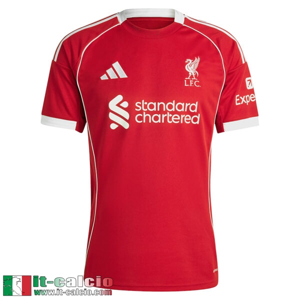 Maglie Calcio Liverpool Uomo Prima 25 26