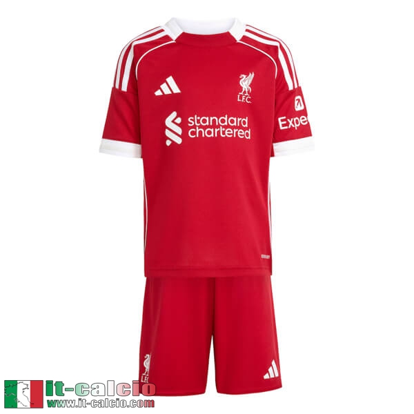 Maglie Calcio Liverpool Bambino Prima 25 26