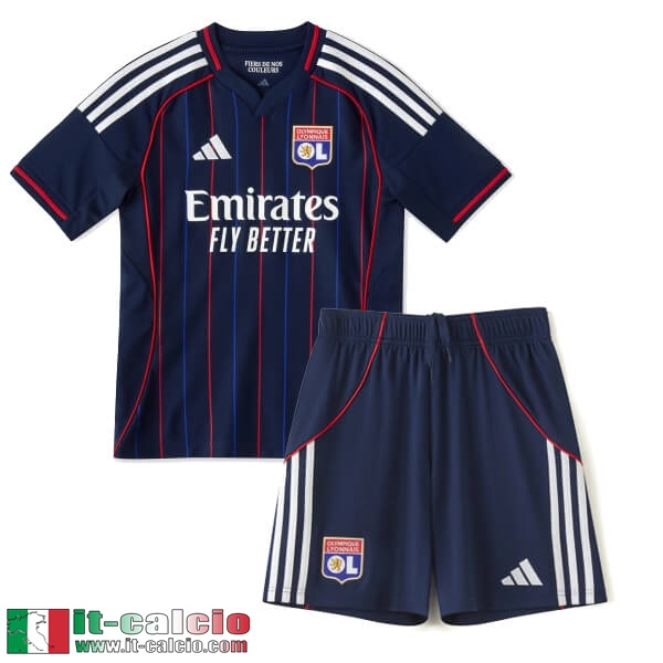 Maglie Calcio Lione Bambino Seconda 25 26