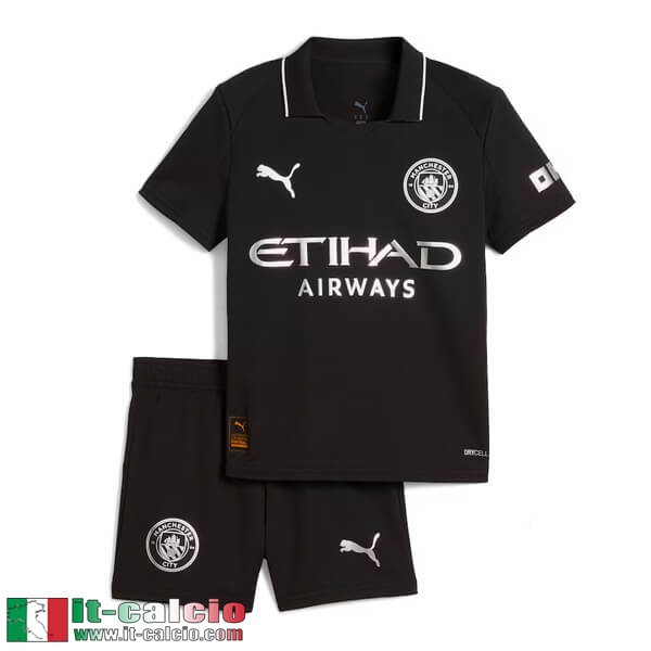 Maglie Calcio Manchester City Bambino Seconda 25 26