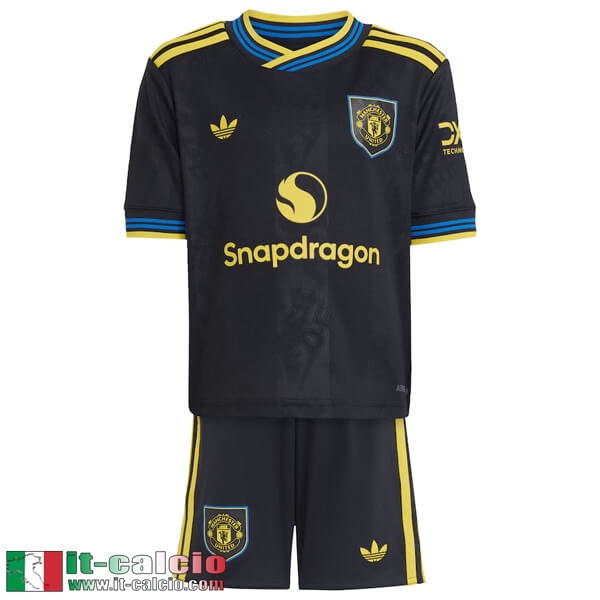 Maglie Calcio Manchester United Bambino Terza 25 26