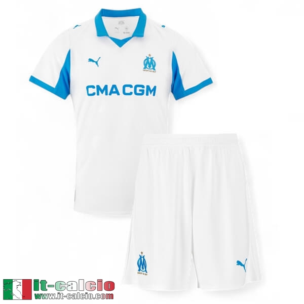 Maglie Calcio Marsiglia Bambino Prima 25 26
