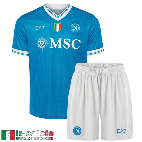 Maglie Calcio Napoli Bambino Prima 25 26
