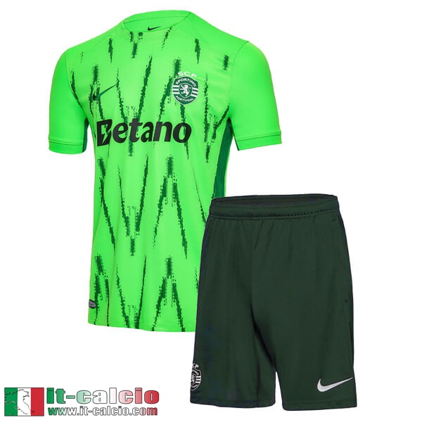 Maglie Calcio Sporting Lisbon Bambino Terza 25 26
