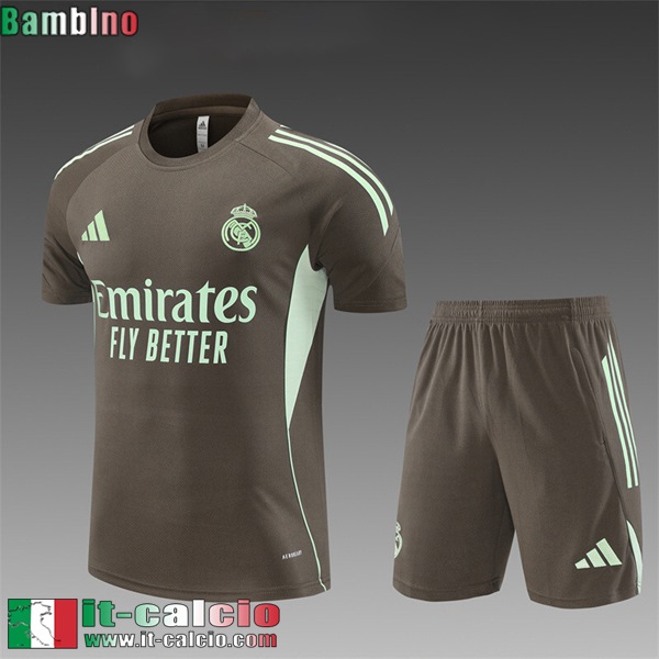 KIT:Magliette a maniche corte Real Madrid Bambino 25 26 H659