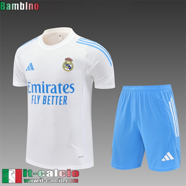 KIT:Magliette a maniche corte Real Madrid Bambino 25 26 H660