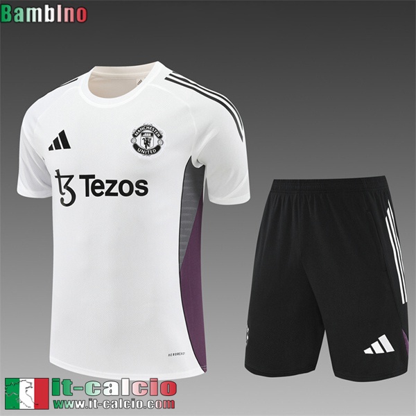 KIT:Magliette a maniche corte Manchester United Bambino 25 26 H676