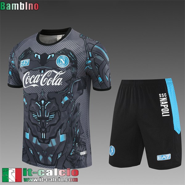 KIT:Magliette a maniche corte Napoli Bambino 25 26 H677