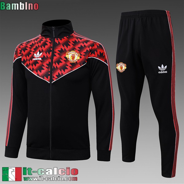 KIT:Full-Zip Giacca Manchester United Bambino 25 26 C793