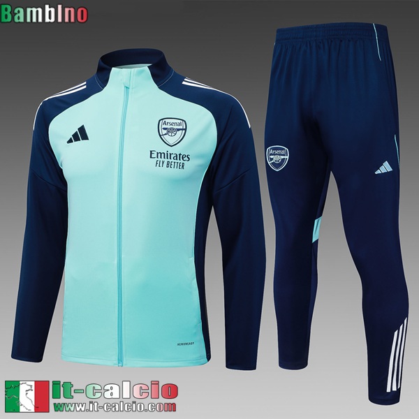 KIT:Full-Zip Giacca Arsenal Bambino 25 26 C813