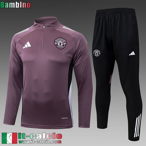 KIT:Tute Calcio Manchester United Bambino 25 26 C818