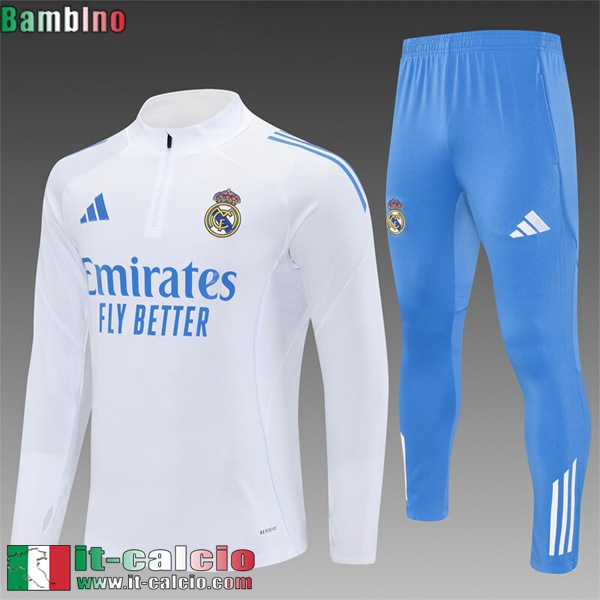 KIT:Tute Calcio Real Madrid Bambino 25 26 C824
