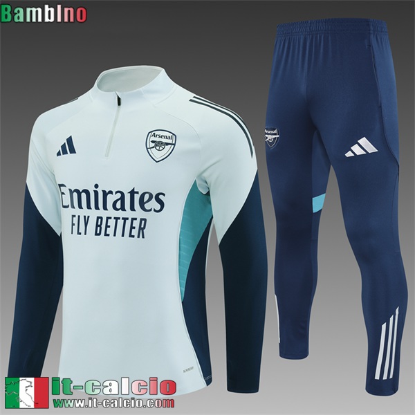 KIT:Tute Calcio Arsenal Bambino 25 26 C826