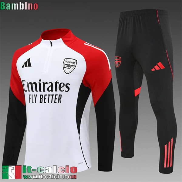KIT:Tute Calcio Arsenal Bambino 25 26 C836