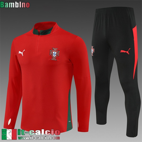 KIT:Tute Calcio Portogallo Bambino 25 26 C847