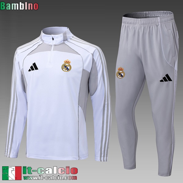 KIT:Tute Calcio Real Madrid Bambino 25 26 C866