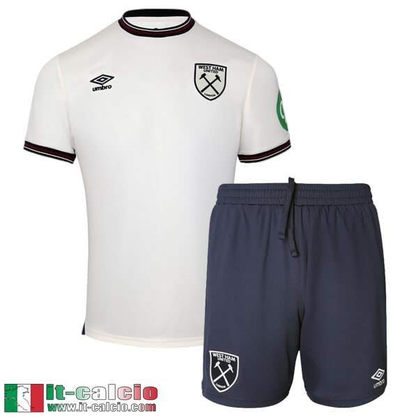 Maglie Calcio West Ham United Bambino Seconda 25 26