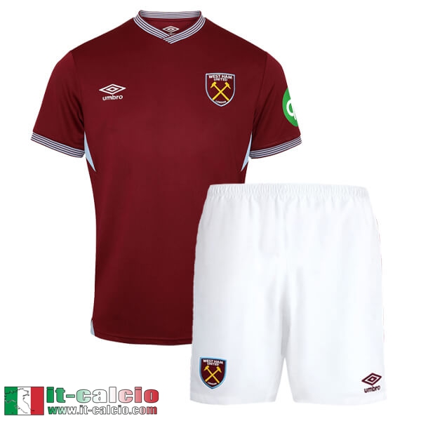 Maglie Calcio West Ham United Bambino Prima 25 26