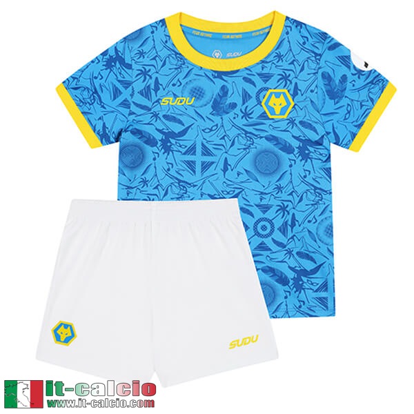 Maglie Calcio Wolverhampton Wanderers Bambino Terza 25 26