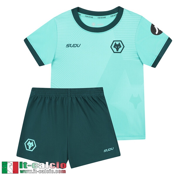 Maglie Calcio Wolverhampton Wanderers Bambino Seconda 25 26
